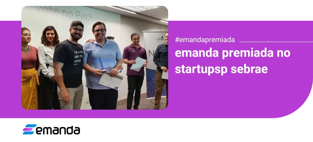 Emanda Premiada no StartupSP Sebrae