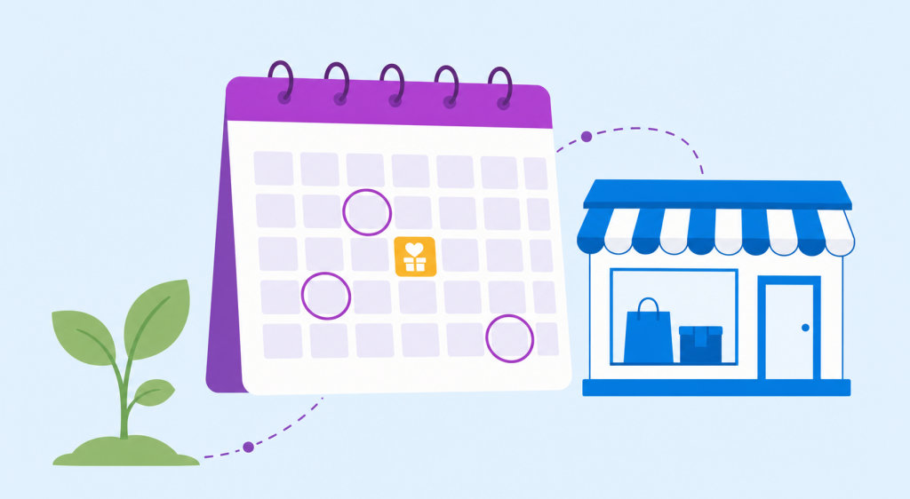 calendário de setembro com datas comemorativas marcadas para campanhas de loja virtual