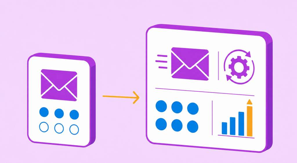 comparativo visual de planos de e-mail marketing grátis e pago para loja virtual